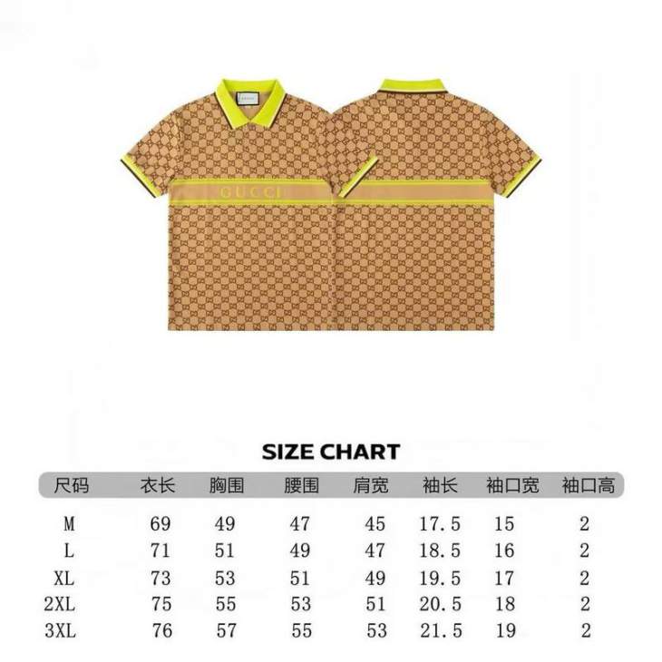 Picture of Gucci Polo Shirts Short _SKUGucciM-3XL8qx0927624